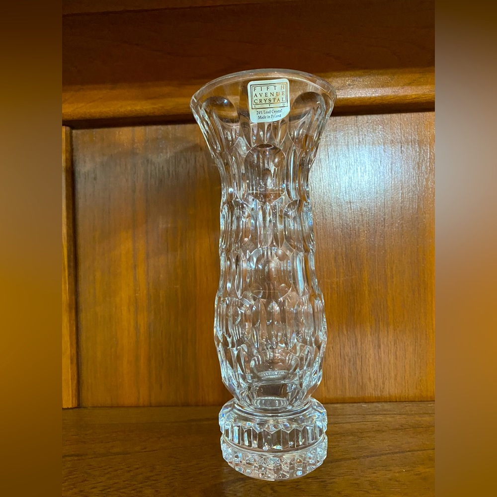 Fifth Avenue Leaded Crystal Vase